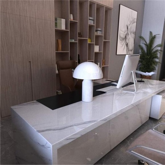 Large White Marble Granite Wallpaper Peel Stick Thicken 24x354inch Waterproof - Picture 4 of 8